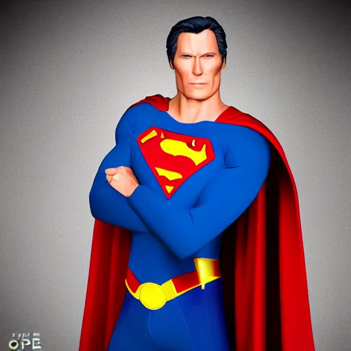 Prompt: Clint Eastwood as Superman, movie noise, highly detailed, photo studio, ultra realistic