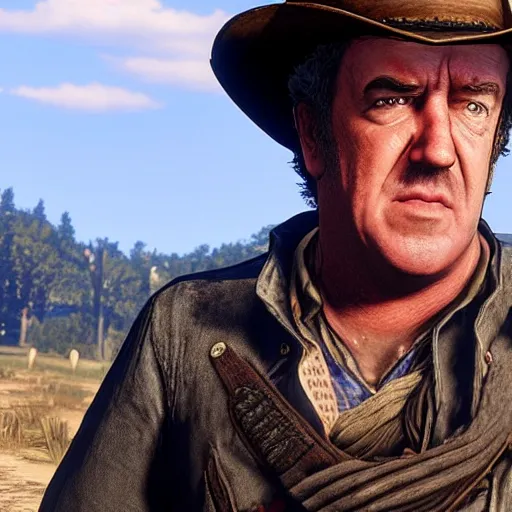 Image similar to “Jeremy Clarkson in Red Dead Redemption 2”