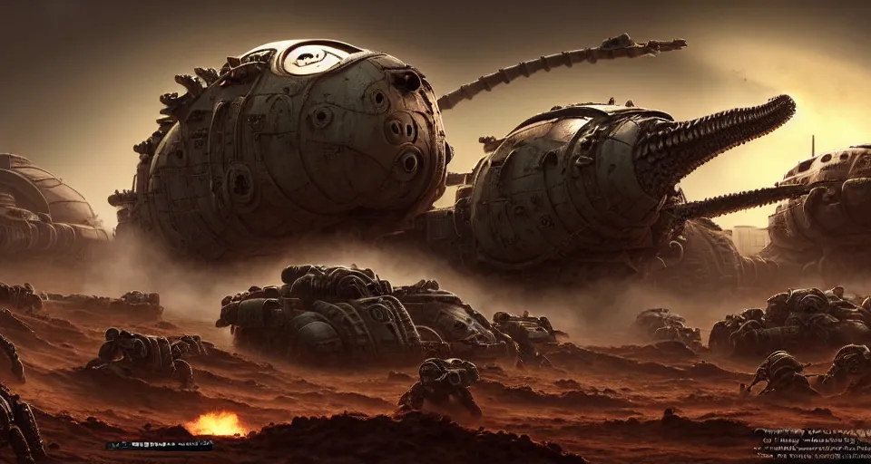Prompt: pixar sarlacc demons running brontosaurus octopus atat googly eyes, military tank fury road iron smelting pits space marines, highly detailed cinematic scifi render of 3 d sculpt of spiked gears of war skulls, military chris foss, john harris, hoover dam'aircraft carrier tower'beeple, warhammer 4 0 k, halo, halo, mass effect