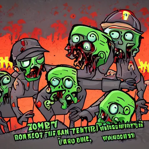 Image similar to zombie riot in the streets