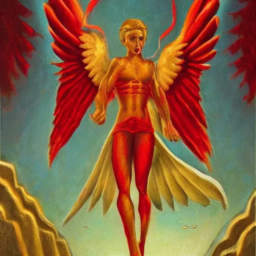 Image similar to archangel auriel holding your hand