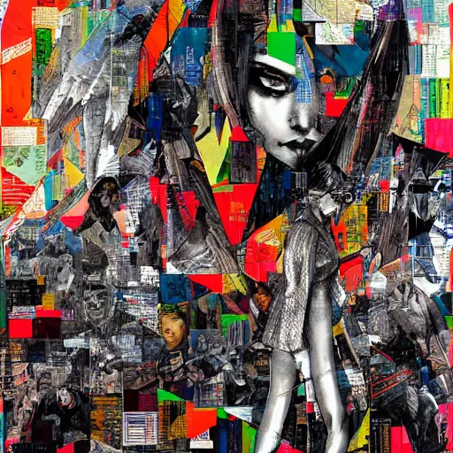 Prompt: cruel Angel's Thesis by derek gores, bright tones