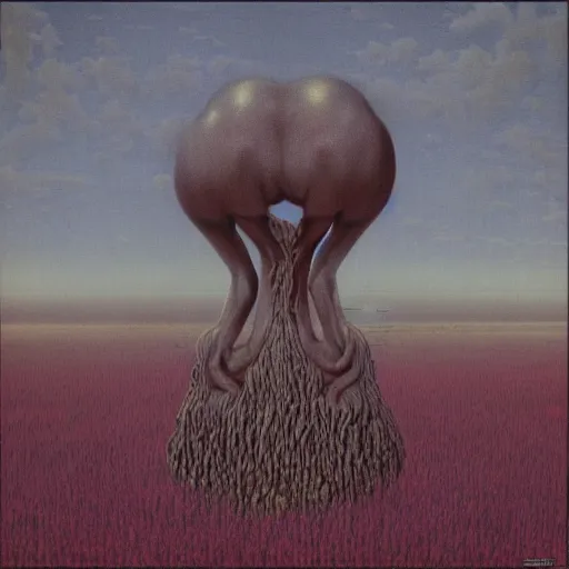 Prompt: anime made by zdzisław beksinski, album cover