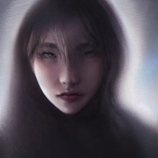 Image similar to detailed portrait of someone who can shift between dimensions. beautiful scene. extremely detailed. beautiful lighting. trending on artstation.