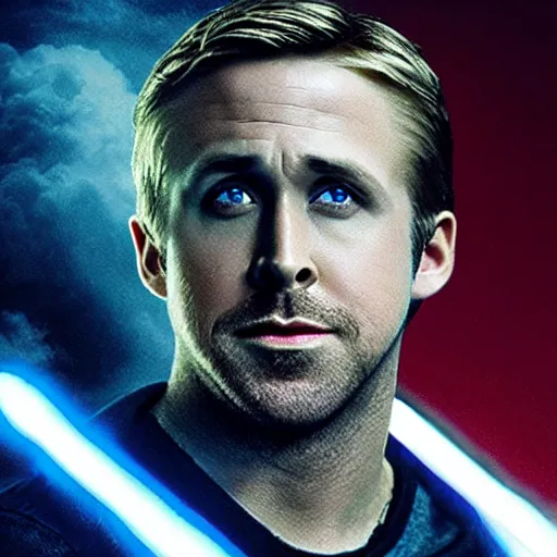 Image similar to ryan gosling as luke skywalker