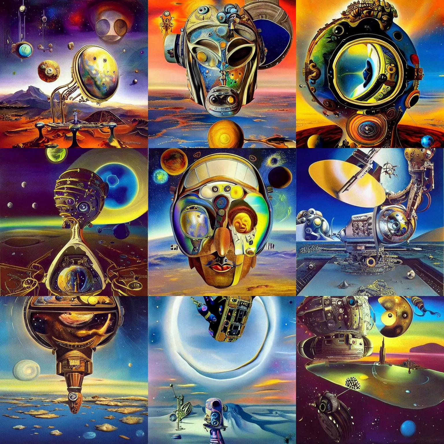 Prompt: astropunk by salvador dali, trending on artstation, favorites on deviantart, high quality art. artwork masterpieces, award winning