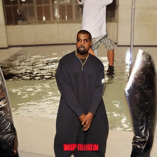 Prompt: Kanye West is a Gay Fish