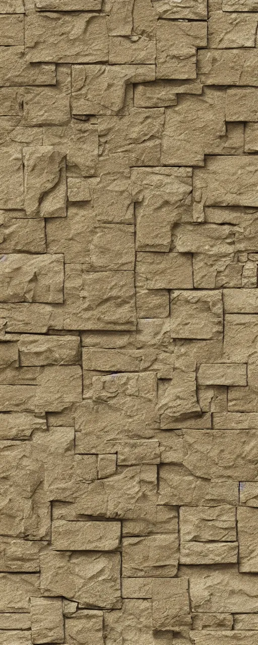 Prompt: texture map of beige stone with rectilinear engraving