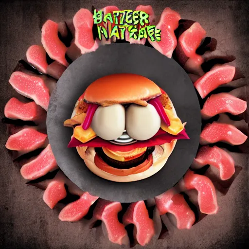 Image similar to hamburger nightmare