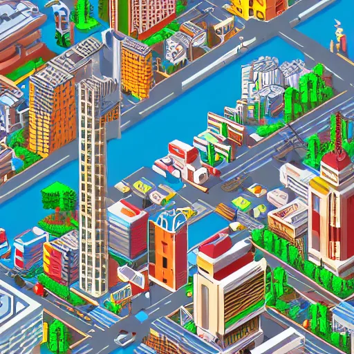 Image similar to pixorama of city of tokyo, silicon valley, complex illustration, eboy, ecity, pixel art, kai vermehr, steffen sauerteig, svend smital, three - dimensional isometric illustration, 3 d isometric pixel art, high detailed, trending on artstation