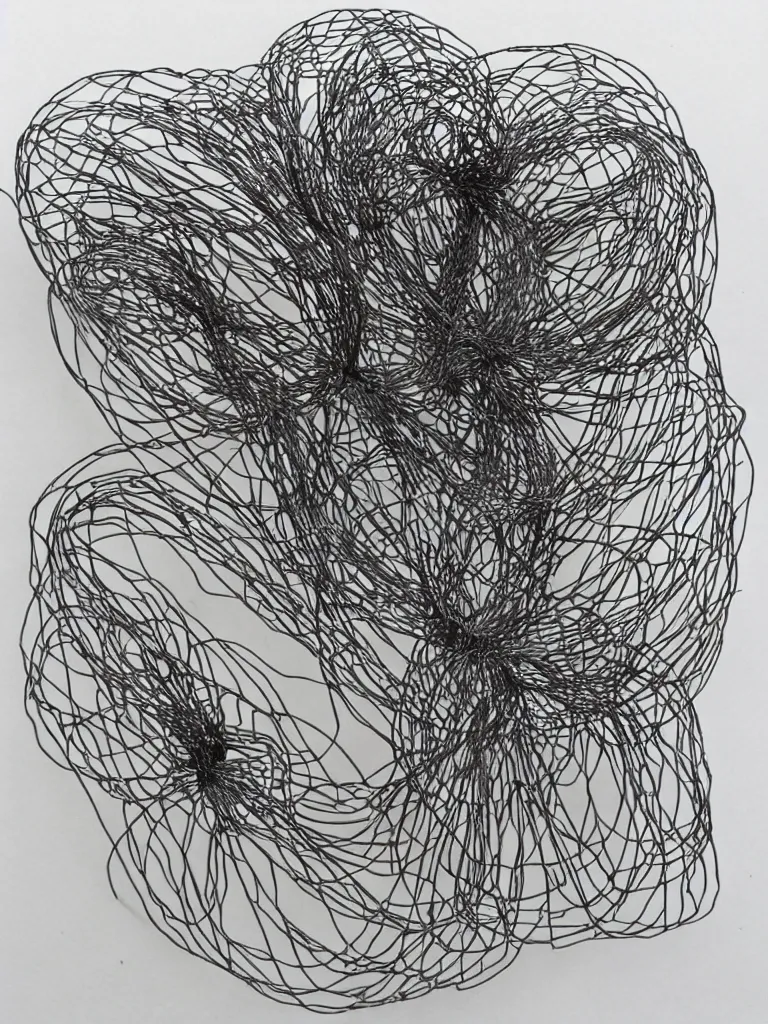 Image similar to famous examples of wire art