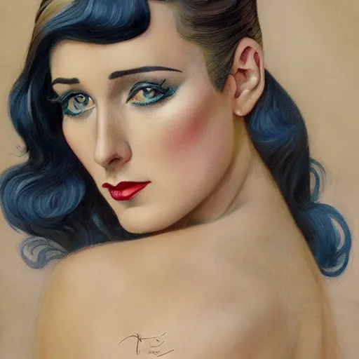 Image similar to a streamline moderne, art nouveau, multi - ethnic and multi - racial portrait in the style of charlie bowater, and in the style of donato giancola, and in the style of charles dulac. intelligent, expressive, large eyes. symmetry, ultrasharp focus, dramatic lighting, semirealism, intricate symmetrical fine complex background detail.