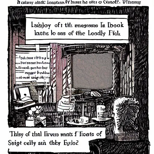 Image similar to epilogue of a book