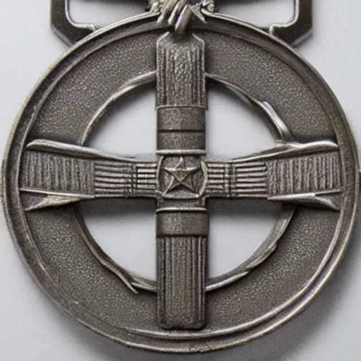 Prompt: military medal, photorealistic, hyperrealistic, detailed