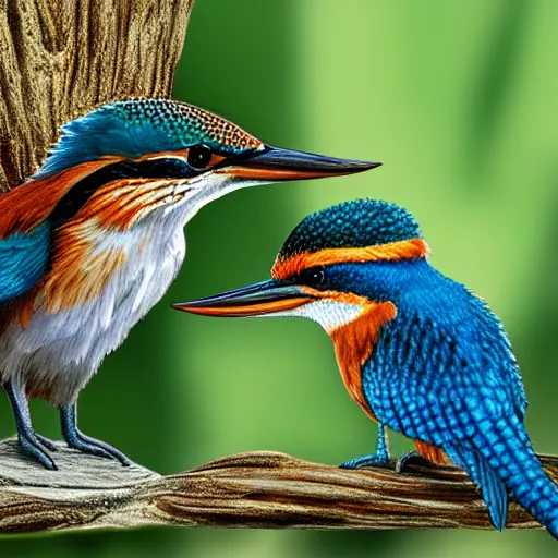 kingfishers, 4k, photorealistic | Stable Diffusion | OpenArt