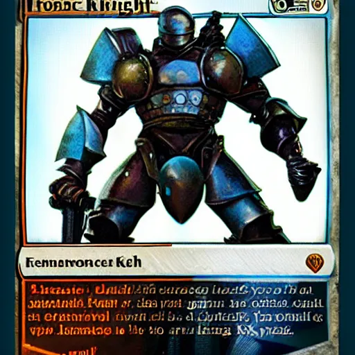 Prompt: futuristic iron knight