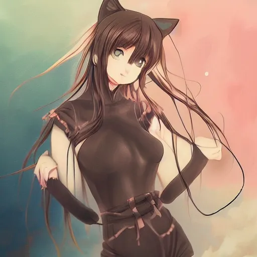 AI Art: catgirl by @Autumn Cloud