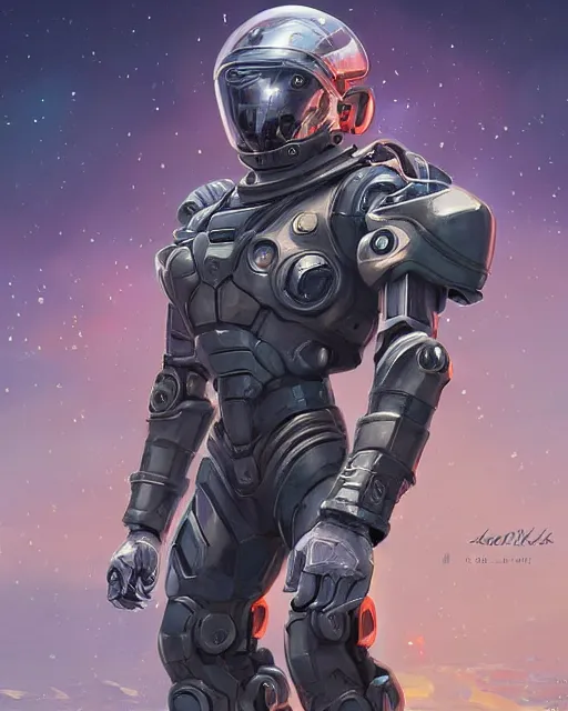 Image similar to gigachad luigi in a mech space suit by ilya kuvshinov, ernest khalimov body by krista sudmalis, fantasy character portrait, ultra realistic, concept art, intricate details, elegent, digital painting, smooth, sharp focus, illustration, art by artgerm and greg rutkowski and alphonse mucha, artstation