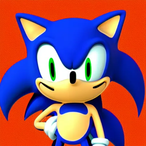 Image similar to sonic as knuckles