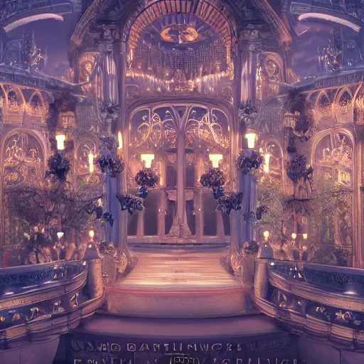 Prompt: 1 3 7, fairy tale, stunning, surrounding cinematic light, hyper detailed, ornate and intricate, 4 k cinematic octane render