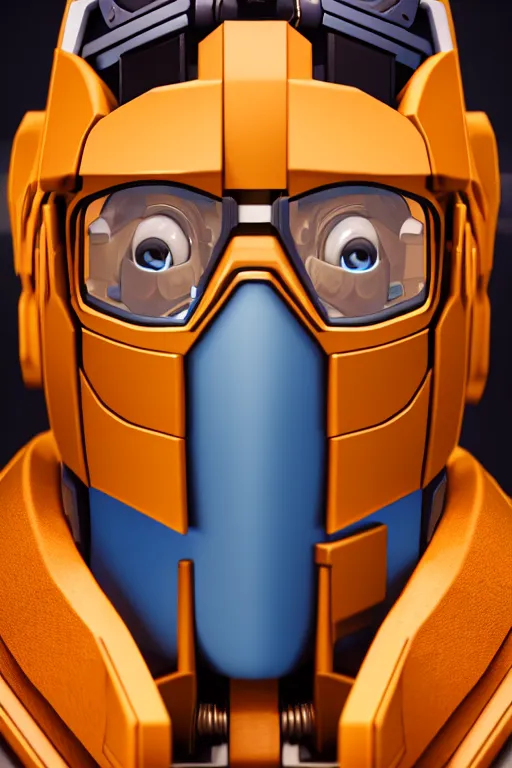 Prompt: portrait of Rung (wearing glasses and smiling), IDW MTMTE TFWiki, Very highly detailed 8K, octane, Digital painting, the golden ratio,