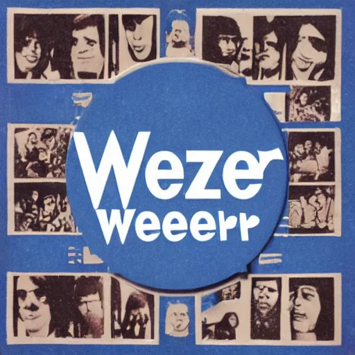 Prompt: blue weezer album