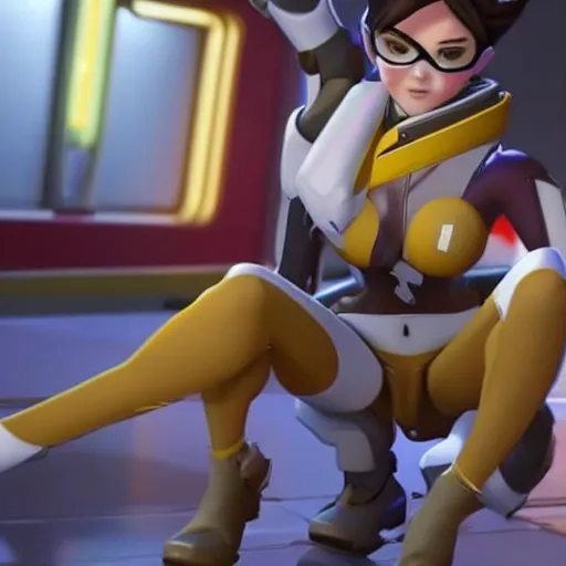 Image similar to b usty tracer from overwatch r 3 4 h entai n s fw p orn p ussy 1 girl trending on rule 3 4