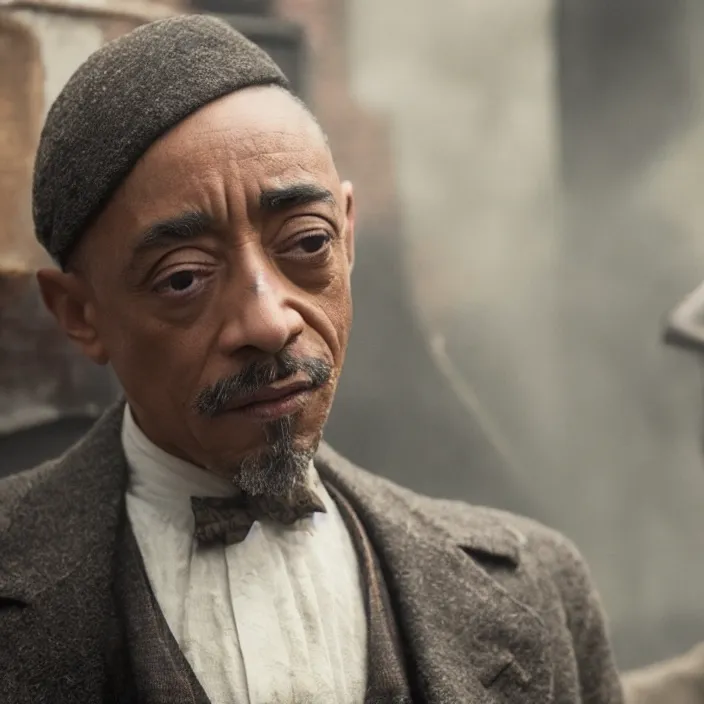 Image similar to Ana de Armas played by Giancarlo esposito in peaky blinders, 4k,