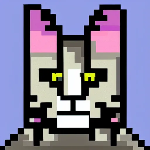 Digital SpeedArt #2 - meme cat pixel art 