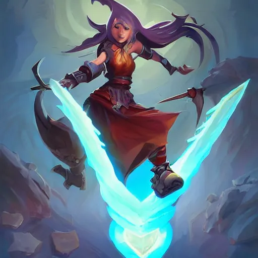 Image similar to heartstone magic loot stuff game icon fantasy art, 2d game art, official art, concept art , behance hd , concept art by Jesper Ejsing, by RHADS, Makoto Shinkai