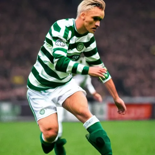 Prompt: celtic football club henrick larsson