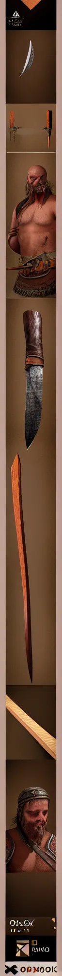 Image similar to digital paing of thick wooden spear, 3 d, ultra - realism, artstation, wow it is beautiful, sharp focus, ultra detailed, 8 k, concept art, octan render