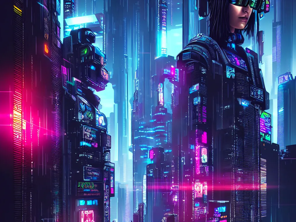 Image similar to epic card scans, cyberpunk style highly detailed, digital art,