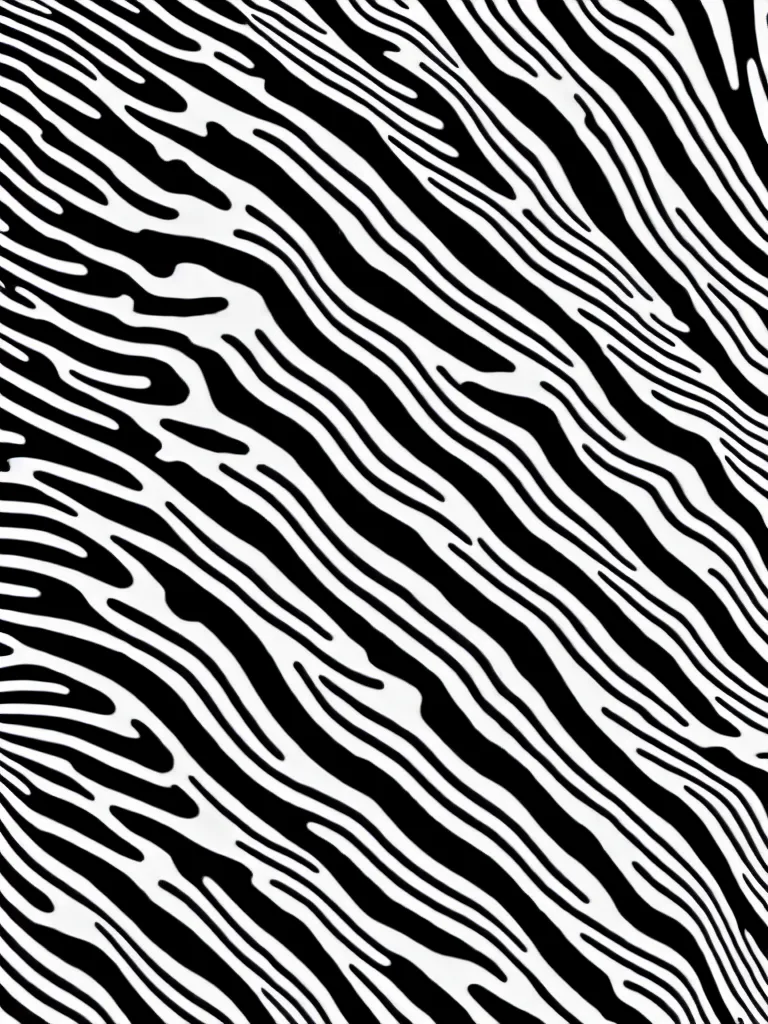 Image similar to a banana emerging from illusory motion dazzle camouflage perlin noise optical illusion