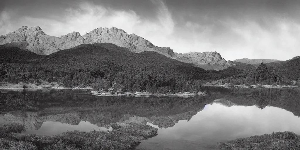 Image similar to the surface of an alient world award winning photography by ansel adams