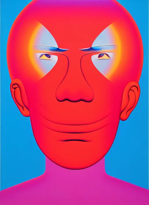 Image similar to head explosion by shusei nagaoka, kaws, david rudnick, airbrush on canvas, pastell colours, cell shaded!!!, 8 k