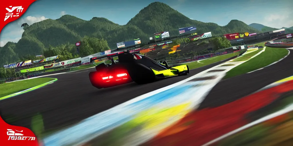 Image similar to racing game like gt 7