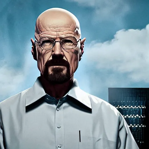 Image similar to Walter White as batmam 4k detail