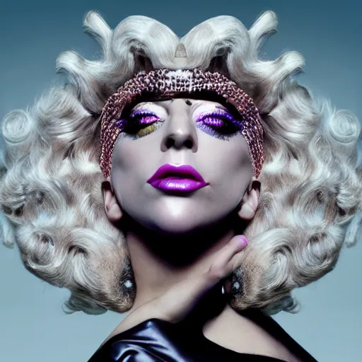 Image similar to lady gaga artpop act 2 album cover shot by nick knight, canon, highly realistic. high resolution. highly detailed. dramatic. 8 k. 4 k.