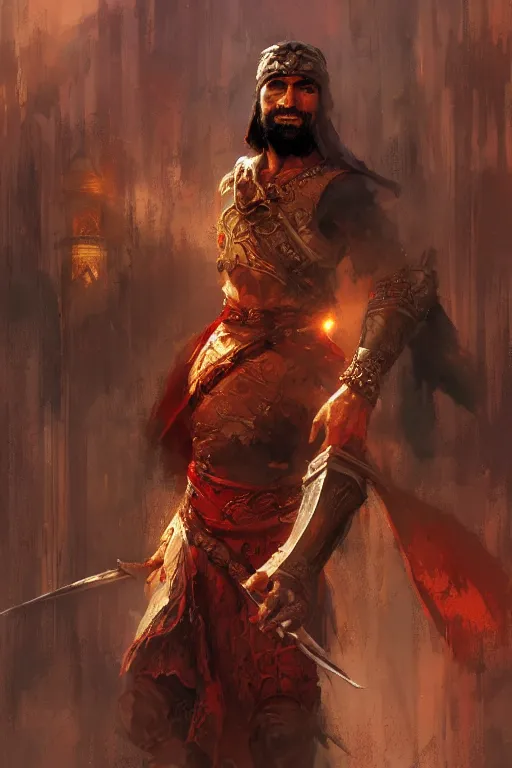 Image similar to prince of persia warrior within portrait by craig mullins