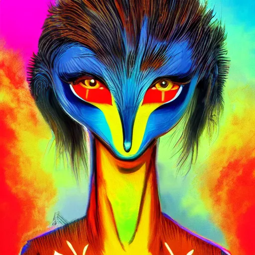 Prompt: a dik dik monster colorful, cinematic, poster, cinema, 8k,HDR, chalk, digital art, fantasy, magic, trending on artstation, ultra detailed, professional illustration by Basil Gogos