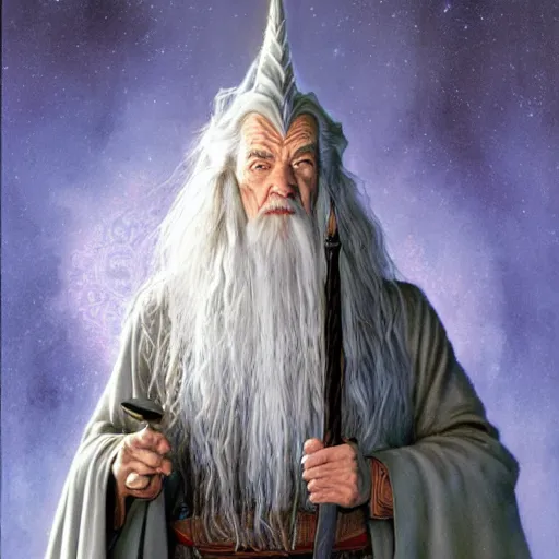 Image similar to Gandalf the Grey, by Mark Brooks, Donato Giancola, Victor Nizovtsev, Scarlett Hooft Graafland, Chris Moore