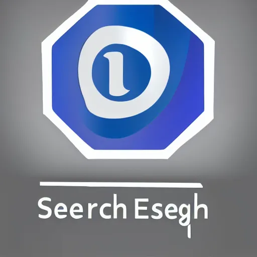 Prompt: a modern search engine logo