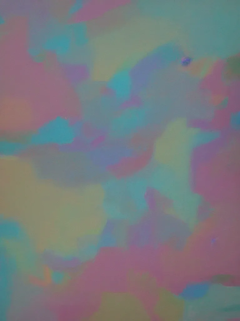 Prompt: abstract oil painting, vaporwave, muted pastel colors