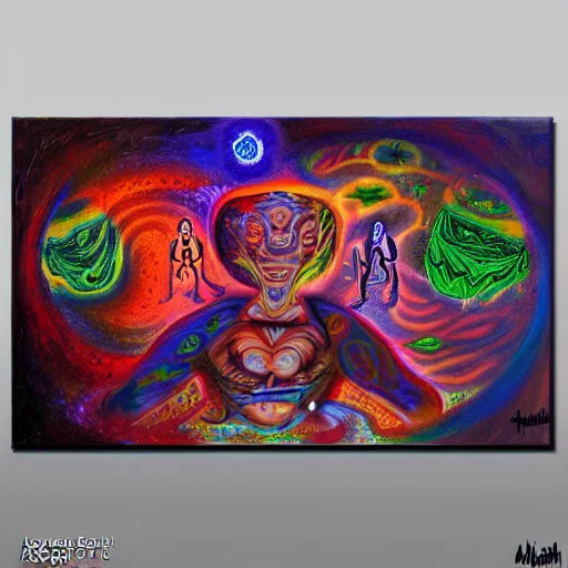 Image similar to ayahuasca dmt lsd mushrooms astral journey in oil painting, trending on artstation, award winning, emotional, highly detailed dark surrealist art