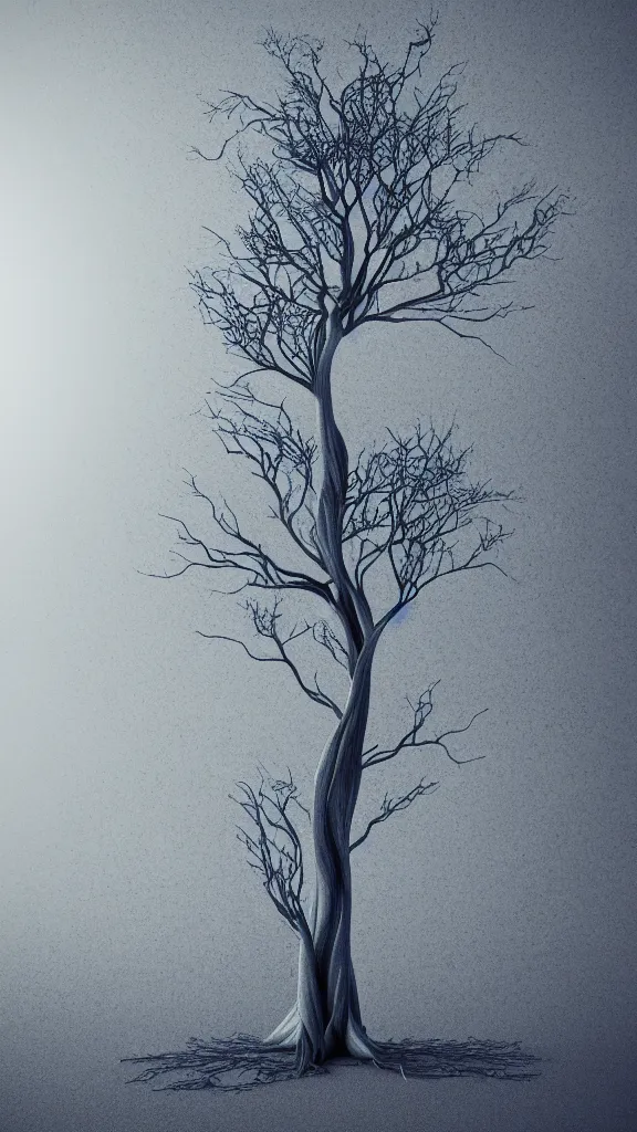 Image similar to tree by baars, ingrid, octane render, 4 k, 8 k, ( sharp ), very very beautiful, stunning, twisted, vanishing, transparent, ethereal