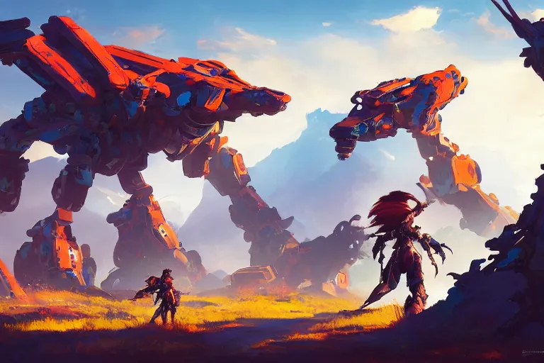 Image similar to sunwing machine mecha animal beast robot of horizon forbidden west horizon zero dawn bioluminiscence, behance hd by jesper ejsing, by rhads, makoto shinkai and lois van baarle, ilya kuvshinov, rossdraws global illumination