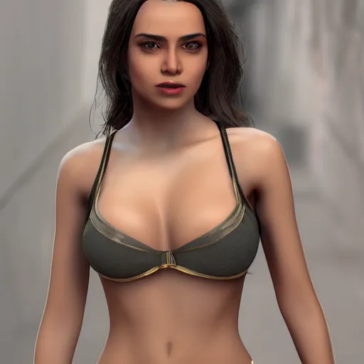 Image similar to photo of nabila, unreal engine, 8 k, love, sensation, feeling, skin attractive