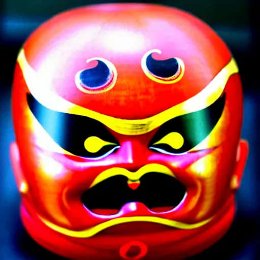 Image similar to daruma with demon head