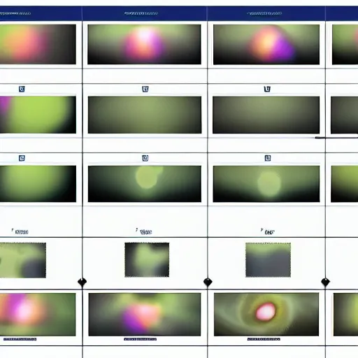 Image similar to a neural network search domain visualization of how diffusion image synthesis makes images